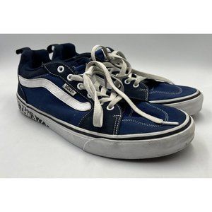 Vans Fillmore Low Top Mens Size 11 True Blue OTW Side Wall Preowned